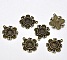 1 support cabochon 08 mm N&deg;06 Bronze