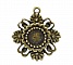 1 support cabochon 08 mm N&deg;06 Bronze