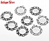1 support cabochon 14 mm N&deg;01 Argent