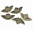 1 support cabochon Coeur N&deg;02 Bronze