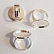 1 support cabochon bague de 20 mm Argent N&deg;12