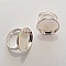 1 support cabochon bague de 20 mm Argent N&deg;13