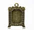 1 support cabochon rectangle N&deg;02 Bronze