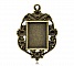 1 support cabochon rectangle N&deg;03 Bronze