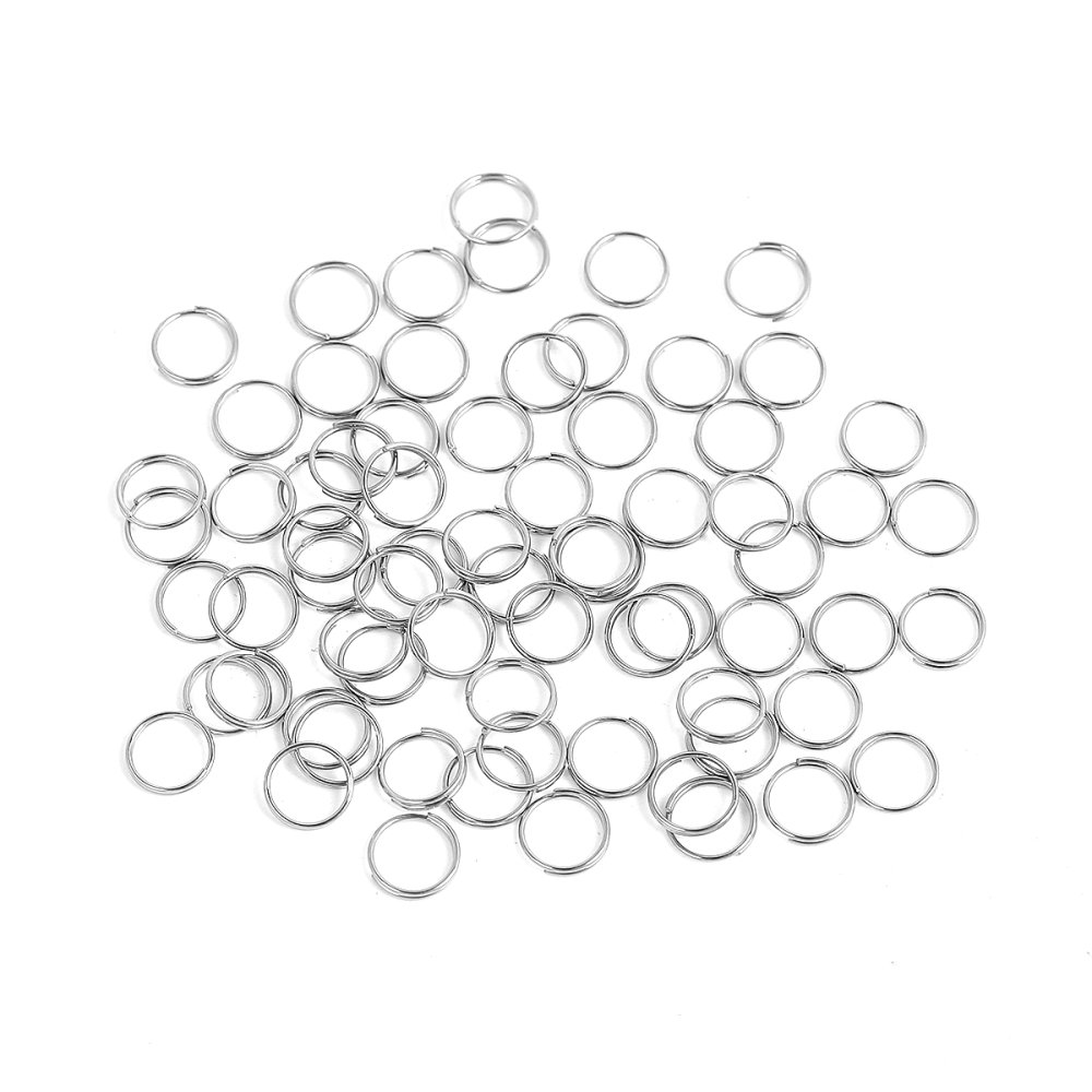 20 Anneaux de jonction double 08 mm Inoxydable