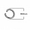20 Anneaux de jonction ouvert 08 mm Inoxydable
