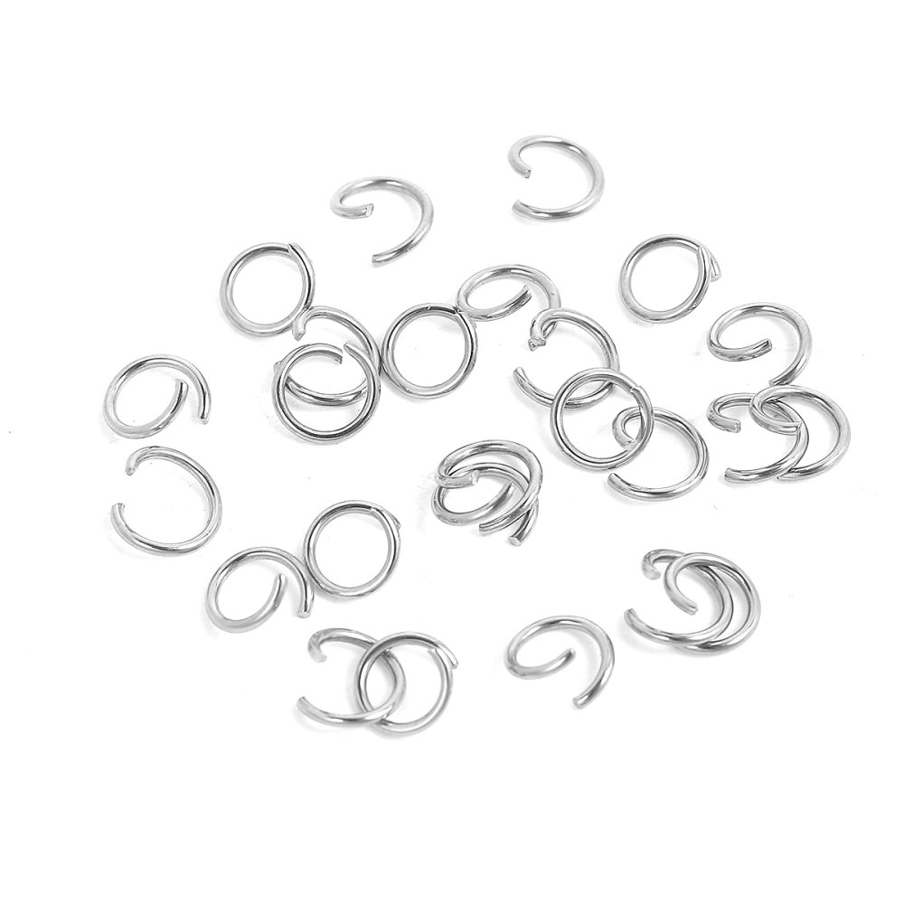 20 Anneaux de jonction ouvert 08 mm Inoxydable