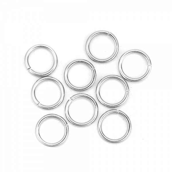 20 Anneaux de jonction ouvert 11 mm Inoxydable
