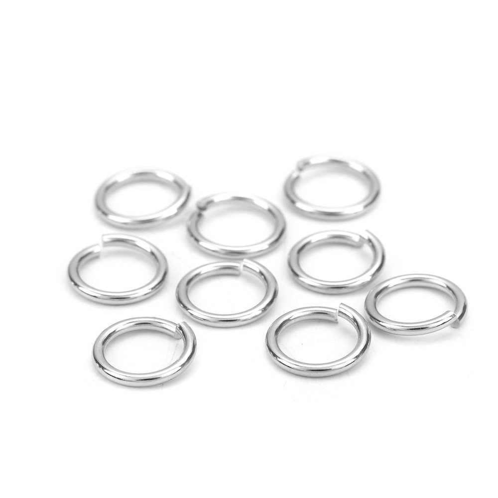 20 Anneaux de jonction ouvert 11 mm Inoxydable