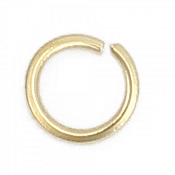 20 Anneaux de jonction ouvert 03 mm Inoxydable dor&eacute;