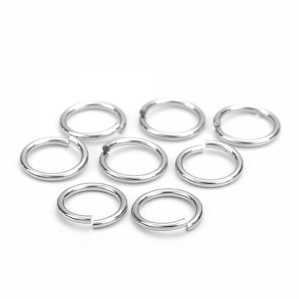 20 Anneaux de jonction ouvert 12 mm Inoxydable