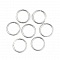 20 Anneaux de jonction ouvert 15 mm Inoxydable