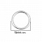 20 Anneaux de jonction ouvert 15 mm Inoxydable