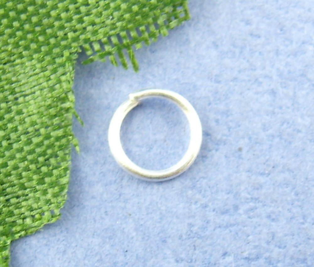 20 Anneaux de jonction ouvert 05 mm Argent N&deg;01