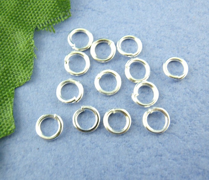 20 Anneaux de jonction ouvert 05 mm Argent N&deg;01