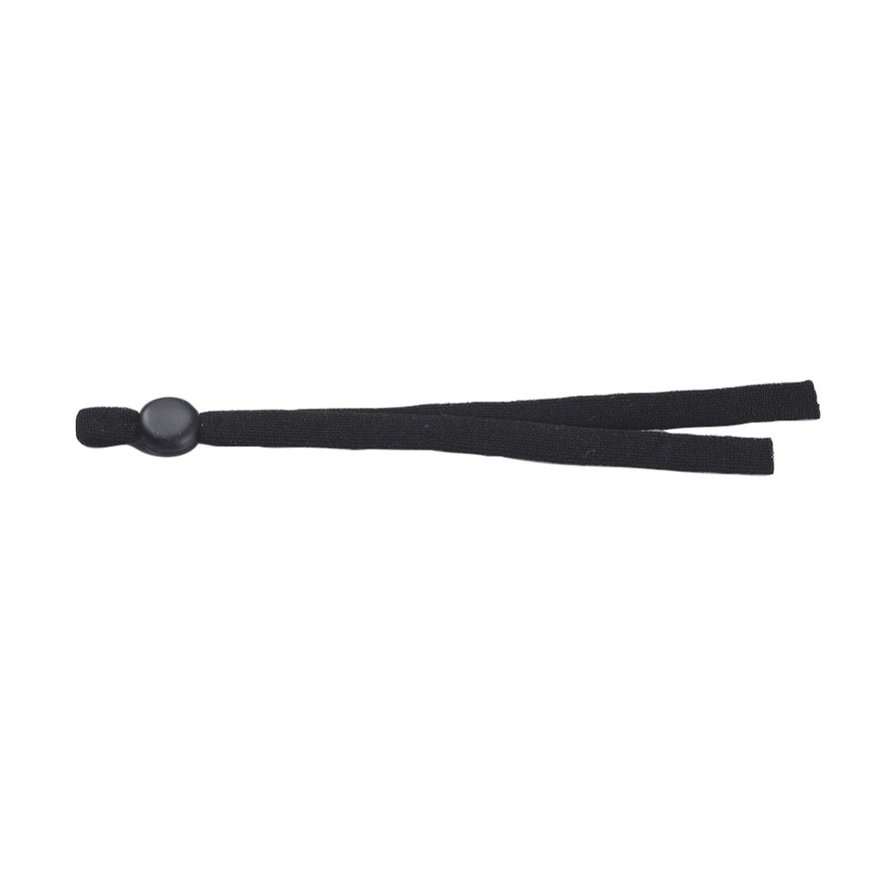 20 Bandes &eacute;lastiques cordons Noir avec Boucle R&eacute;glable pour Masques.