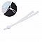 20 Bandes &eacute;lastiques cordon Blanc avec Boucle R&eacute;glable pour Masque.