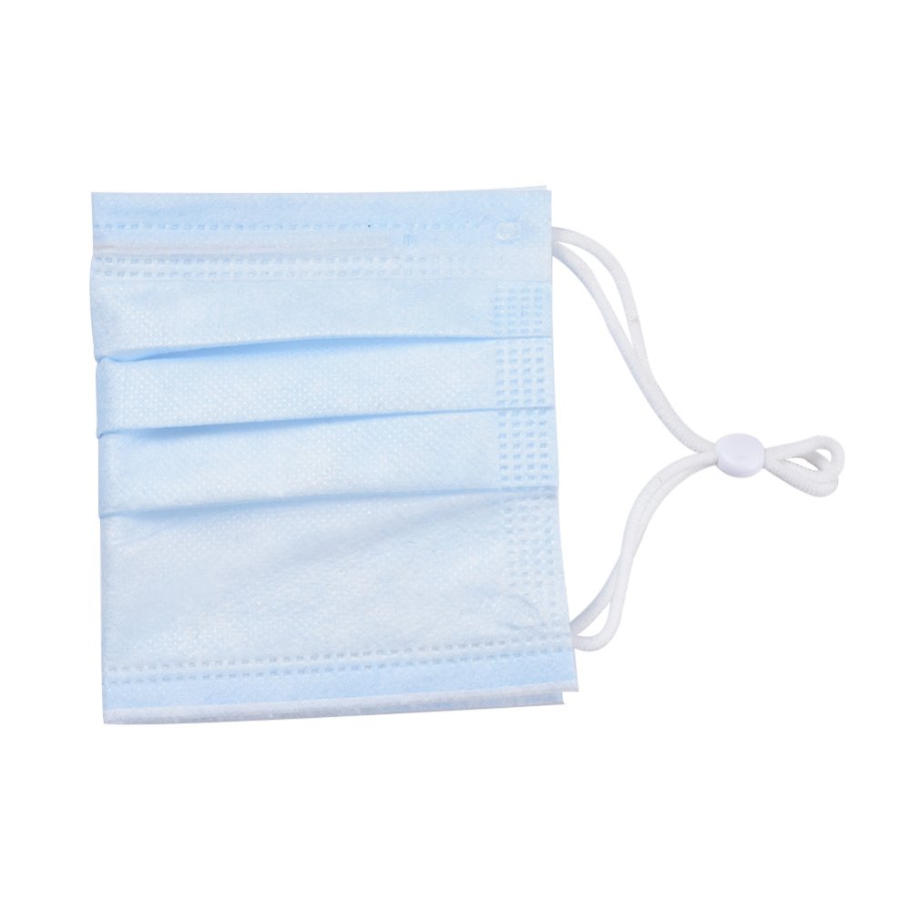 20 Bandes &eacute;lastiques cordon Blanc avec Boucle R&eacute;glable pour Masque.
