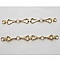 20 Cm De Chaine style Mors &agrave; Cheval en Zamak N&deg;01 Dor&eacute;