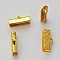 20 Fermoirs griffe 16 x 8mm Dor&eacute; N&deg;02
