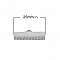 20 Fermoirs griffe 25 x 8 mm Argent