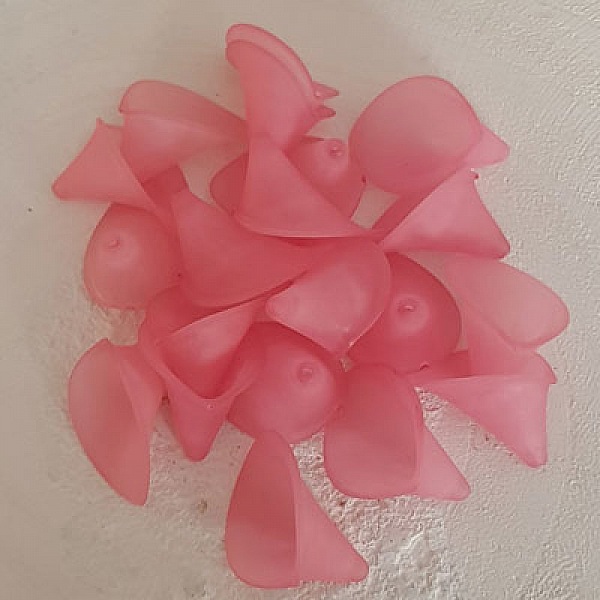 20 Fleurs Arums Rose Fonc&eacute; Petit Mod&egrave;le
