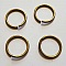 20 anneaux de jonction ouvert 20 mm 02 m&eacute;tal argent&eacute; Bronze