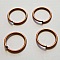 20 anneaux de jonction ouvert 20 mm 02 m&eacute;tal argent&eacute; Cuivre