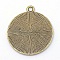20 supports cabochons de 20mm Bronze, pendentifs cabochons 34AB