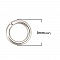 2 Anneaux de jonction ouvert 09 mm Inoxydable