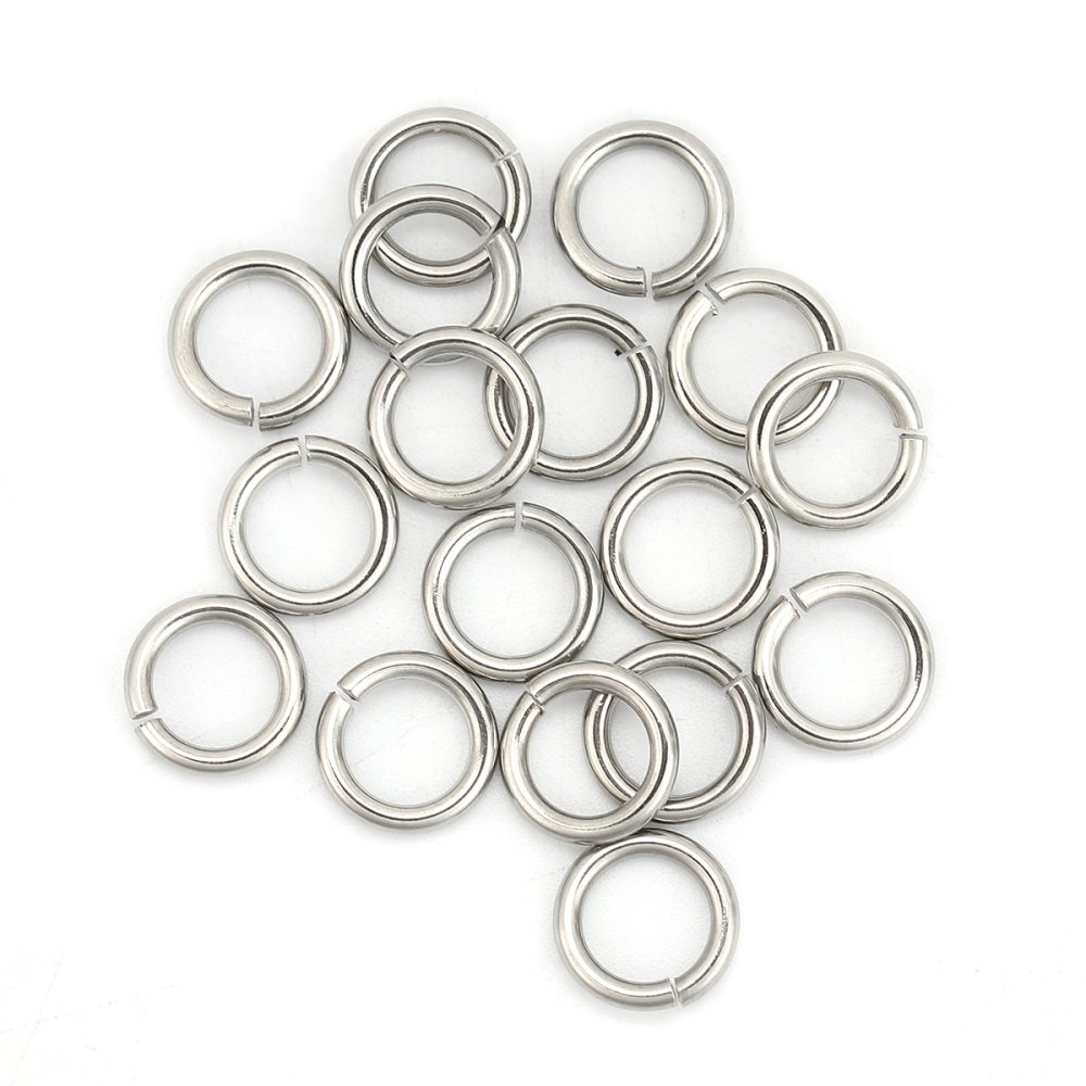 2 Anneaux de jonction ouvert 09 mm Inoxydable