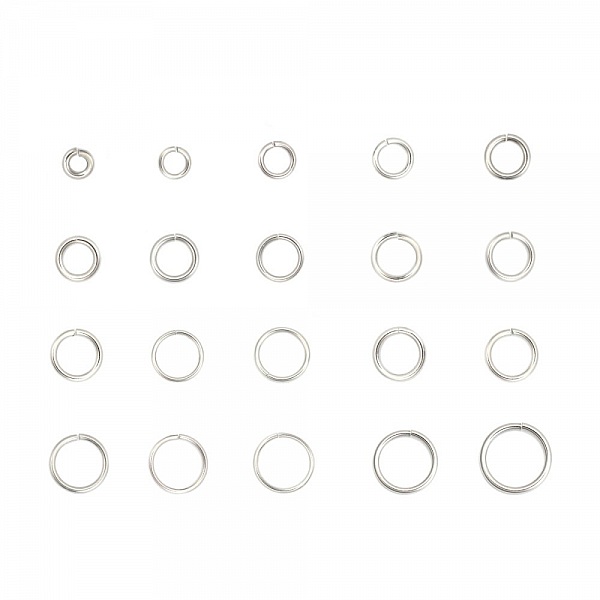 2 Anneaux de jonction ouvert 09 mm Inoxydable