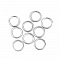 2 Anneaux de jonction ouvert 11 mm Inoxydable