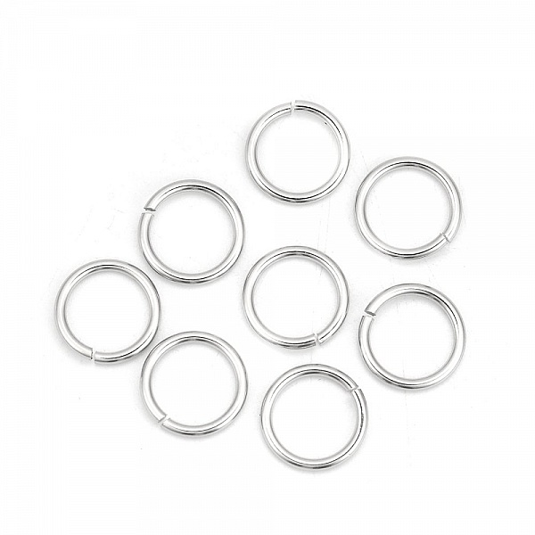 2 Anneaux de jonction ouvert 11 mm Inoxydable