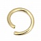 2 Anneaux de jonction ouvert 05 mm Inoxydable dor&eacute; N&deg;02