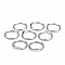 2 Anneaux de jonction ouvert 12 mm Inoxydable