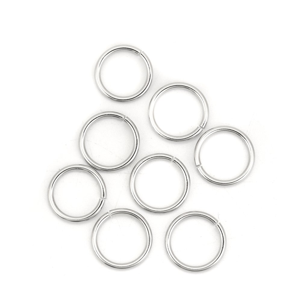 2 Anneaux de jonction ouvert 13 mm Inoxydable