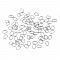 Anneaux de jonction ovales ouverts en acier inoxydable 7x4 mm.