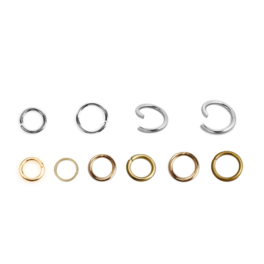 2 Anneaux de jonction ouvert 04 mm Inoxydable N&deg;01-02