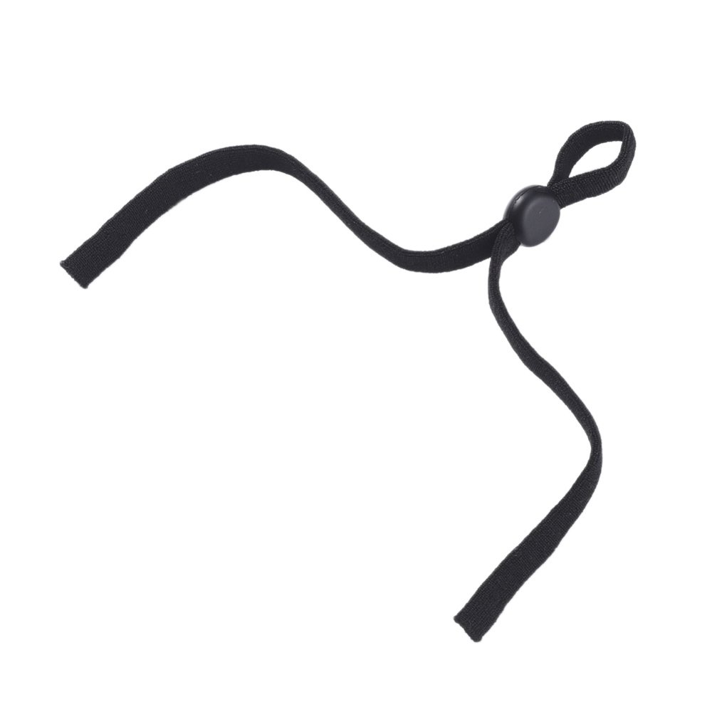2 Bandes &eacute;lastiques cordons Noir avec Boucle R&eacute;glable attache pour Masques