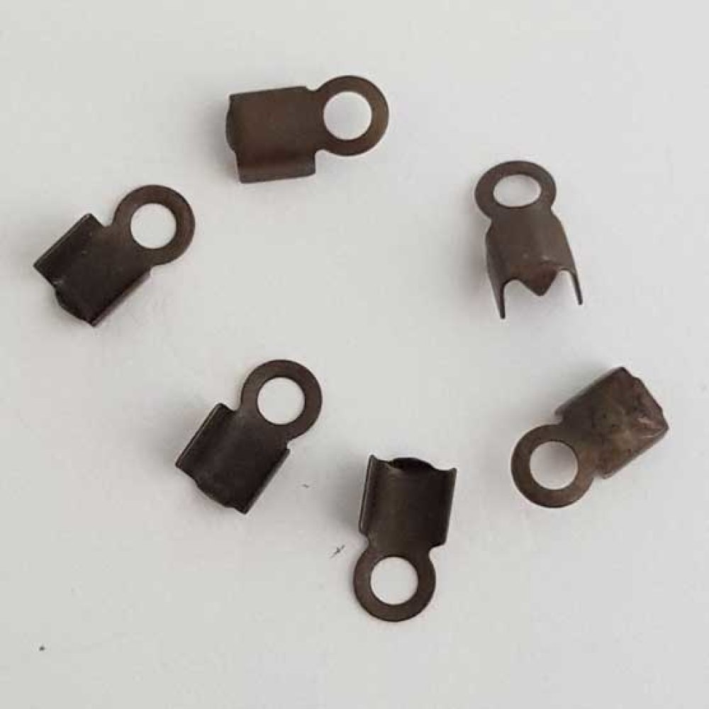 2 Embouts &agrave; coller Serres Cordons 4 x 4 mm N&deg;03