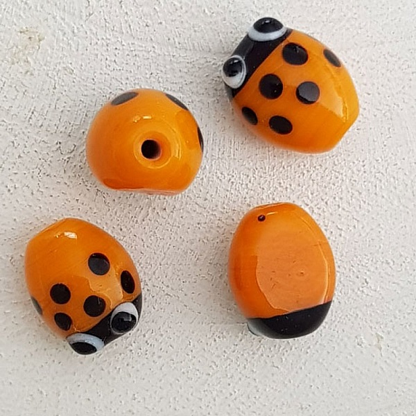 2 Perles Ovales 16/13 mm N&deg;01