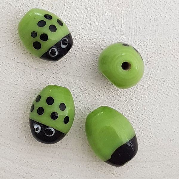2 Perles Ovales 16/13 mm N&deg;03