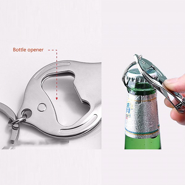2 Porte cl&eacute;s d&eacute;capsuleur - coupes ongles N&deg;02