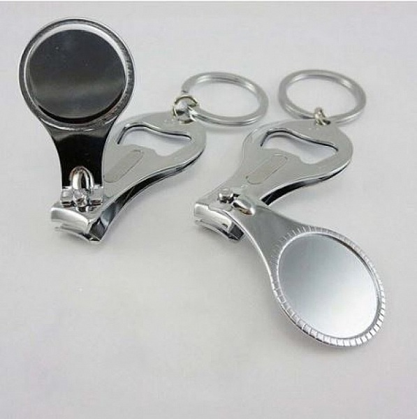 2 Porte cl&eacute;s d&eacute;capsuleur - coupes ongles N&deg;02