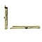 2 fermoirs embouts tubes en cuivre couleur bronze Antique de 40x6mm-72433 