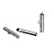 2 fermoirs embouts tubes en cuivre couleur argent Mat de 20x6mm-845 