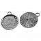 2 supports cabochons de 30mm argent, pendentifs cabochons A12082 