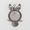 2 supports cabochons de 25mm argent, pendentifs cabochons 26AS 