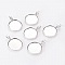 2 supports cabochons de 25mm argent, pendentifs cabochons 2419